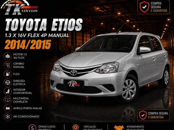TOYOTA ETIOS 1.3 X 16V FLEX 4P MANUAL